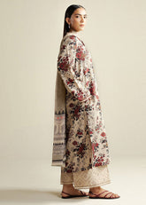 3-PC Unstitched Digital Printed Chiffon Coco By Zara Shahjahan | Aster-4B